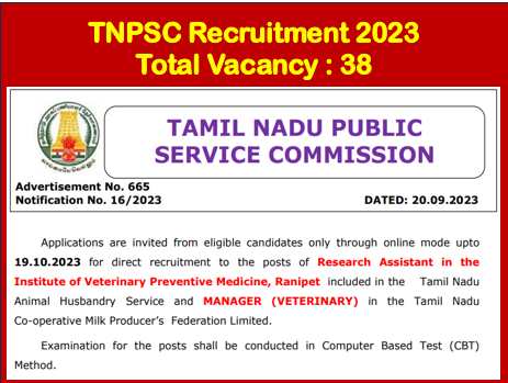 You are currently viewing TNPSC Recruitment 2023