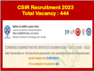 Read more about the article CSIR Recruitment 2024